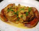 รูปขั้นตอนการทำที่ 4 ของ ไก่แอปเปิ้ลซอสเห็ด