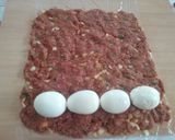 Une image de l'étape 1 de Roulé de viande hachée farcie.