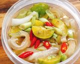 Hình bước làm 6 của món Bì heo ngâm sả tắc