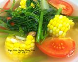 Foto langkah ke 3 dari resep Sayur Asem Kangkung Jagung Manis.