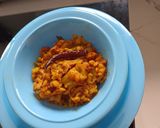 A picture of step 3 of Patta gobhi chana dal.