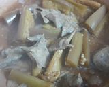 Hình bước làm 1 của món Cà tím xào gan heo