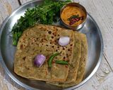 A picture of step 7 of Peas Paratha.