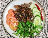 Hình bước làm 4 của món Lòng Gà Ta Phá Lấu