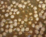 A picture of step 2 of Samosa chaat.