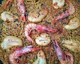 Foto del paso 7 de la receta: Arroz con huevas de sepia y gamba roja