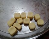 A picture of step 2 of Sugar coated Gulab jamun.