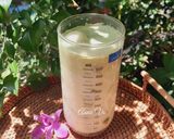 Hình bước làm 3 của món Matcha latte trái vải đơn giản