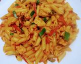 A picture of step 15 of Red Sauce Pasta.