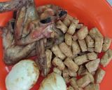 Foto langkah ke 1 dari resep Ayam telur tahu jadi satu.