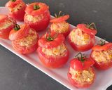 Une image de l'étape 8 de Tomates farcies feta/jambon de poulet fumé.