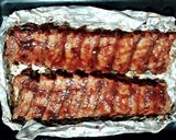 รูปขั้นตอนการทำที่ 4 ของ ซี่โครงหมูอบซอสบาร์บีคิว(สูตรมัดใจคุณสา😁) pork ribs with barbecue sauce