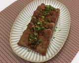 青蒜干貝醬蘸芋頭糕的食譜步驟3照片