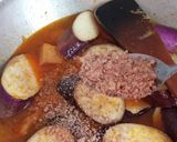 Foto langkah ke 12 dari resep Terong Tahu Kuah Kacang.