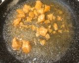 A picture of step 2 of Coconut mithai.
