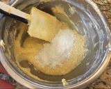 A picture of step 3 of Matcha pound cake 🍵.