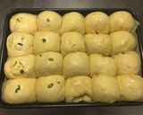 A picture of step 15 of Honey Scallion & Butter Dinner Rolls with Pre-Ferment.