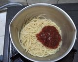Foto langkah ke 3 dari resep Masakan Simpel Pemula #2: Fried Dumpling (Spaghetti Bolognaise).