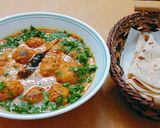 A picture of step 3 of Dum Aloo.