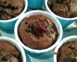 Gambar langkah 6 resipi Muffin Ceri Coklat.