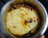 A picture of step 3 of Modur Pulav.