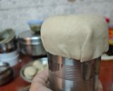 A picture of step 2 of Jain katori chaat.