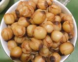 Hình bước làm 4 của món Chè trân châu dừa hạt sen