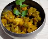 फ्रेंच-बीन्स आलू की सब्ज़ी(Franch beans aloo ki sabzi recipe in Hindi) रेसिपी चरण 5 फोटो
