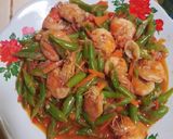 Foto langkah ke 4 dari resep Tumis udang buncis.