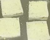 A picture of step 1 of Tri Colour Sandwich.