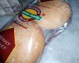 A picture of step 1 of Chicken Patty Burger.