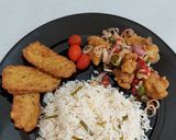 Foto langkah ke 3 dari resep Nasi Gurih Daun Jeruk Tanpa Santan (dengan Fiber Creme)🍚.