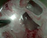 A picture of step 3 of Hibiscus green tea with coconut milk.