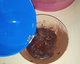 A picture of step 9 of Black forest cake without oven.