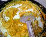A picture of step 3 of Pumpkin Burfi.