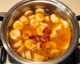 Foto del passaggio 6 della ricetta Ketchup di banana con spiedini di tofu