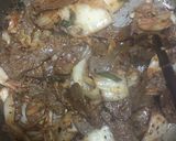Hình bước làm 5 của món Canh kim chi thịt bò chay