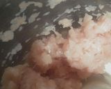 A picture of step 1 of Chicken chunks.