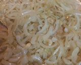 A picture of step 3 of Hake in Spanish Sauce.