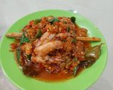 Foto langkah ke 7 dari resep Cumi Asin Balado Cabe ijo.