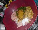 A picture of step 4 of Chicken Kofta (Chicken Kebab) 🤤😍❤️.