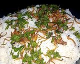 A picture of step 21 of Kofta Biryani.