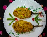 A picture of step 10 of Masala Baingan Bharta.