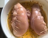 Foto del paso 5 de la receta: Pechugas rellenas con quesos - #keto