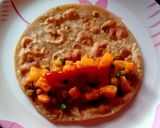 মটরশুঁটি আলু ভাজা মশলা দিয়ে রোল(matarshuti aloo bhaja mashla diye roll recipe in Bengali) রেসিপির ধাপ 7 ছবি
