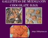 Foto del paso 4 de la receta: Galletitas de muesli con chocolate