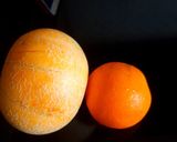 A picture of step 1 of Orange Melon Masti.