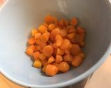Une image de l'étape 2 de Croustades de brick au thon,petits légumes,mozzarella et épices.