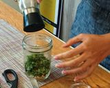 懶人青醬(免果汁機)的食譜步驟3照片
