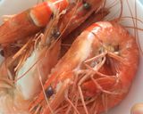 Hình bước làm 4 của món Canh mồng tơi với tôm sú và giò sống
